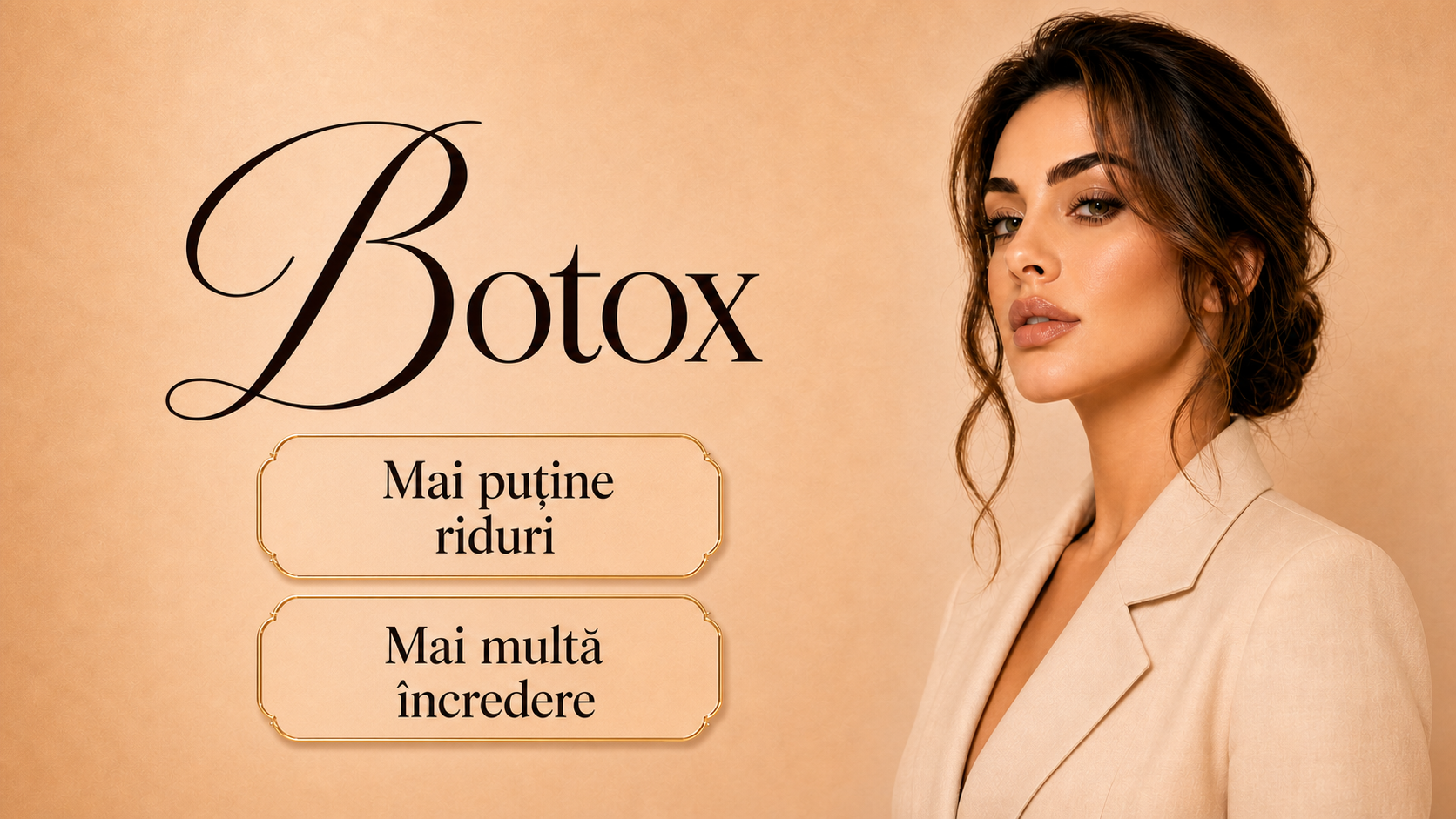 Botox — Mai puține riduri. Mai multă încredere.